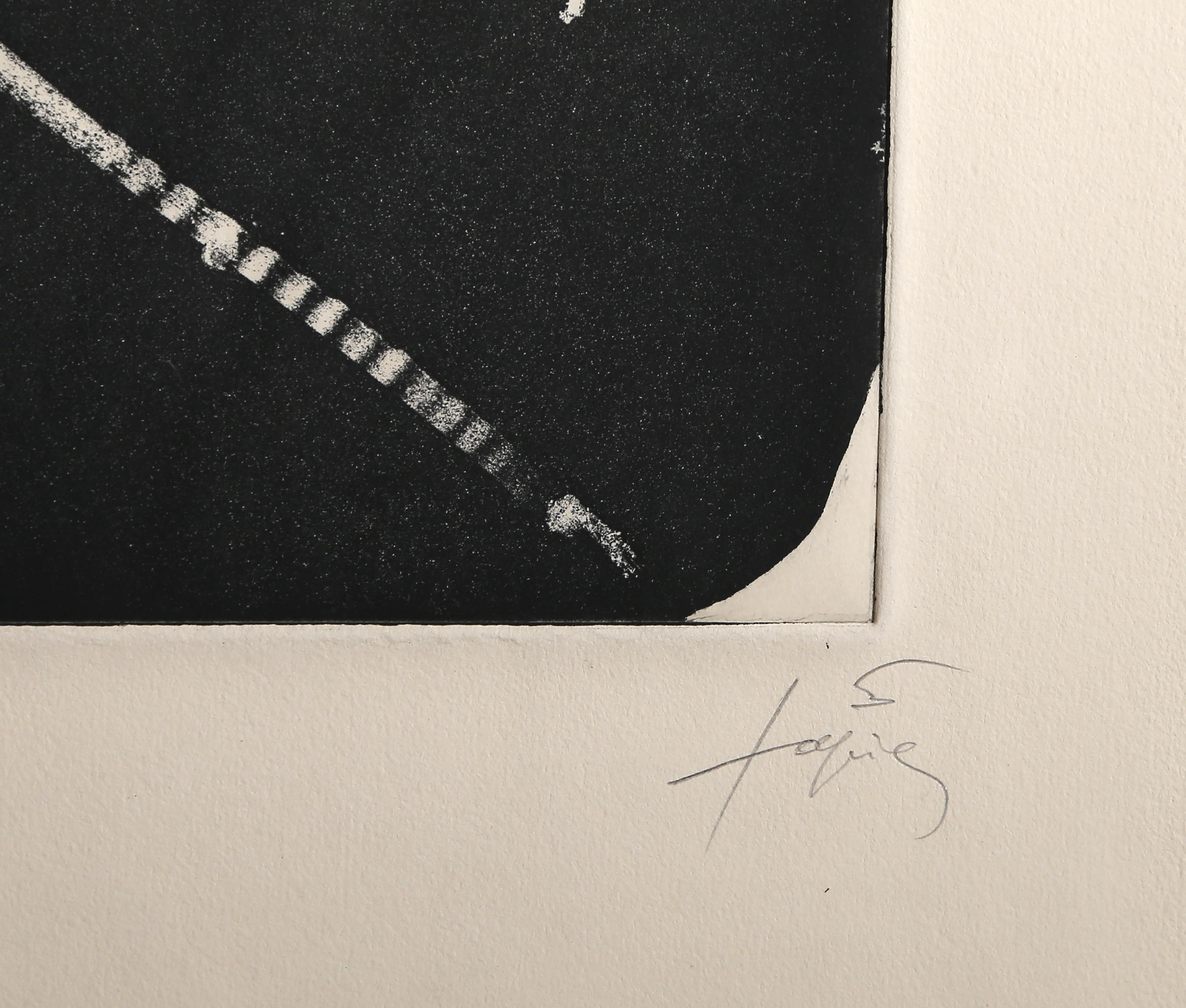 Esperit Catala II, Abstract Expressionist Etching by Antoni Tàpies For Sale 4