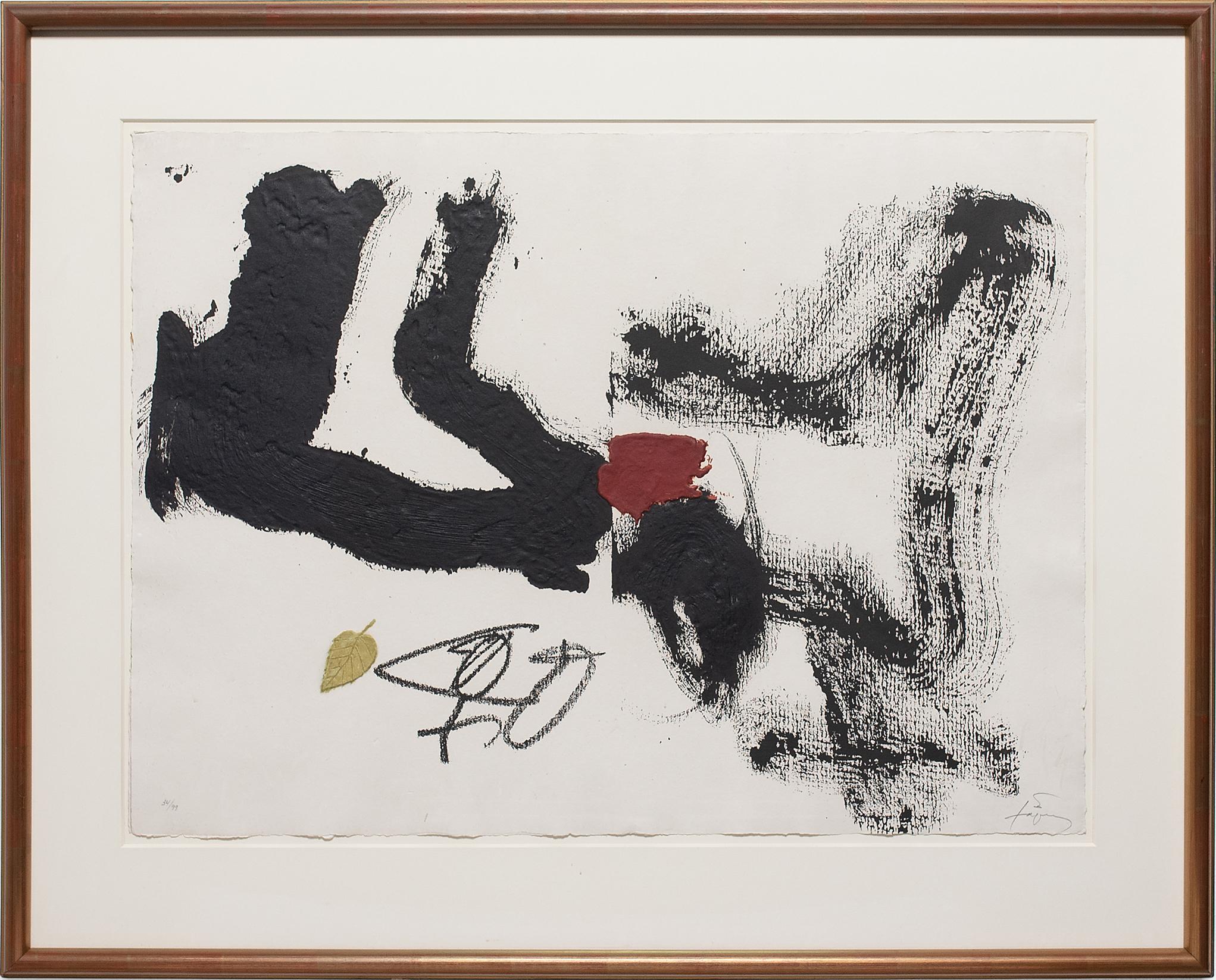 Antoni Tàpies Abstract Drawing - Fulla