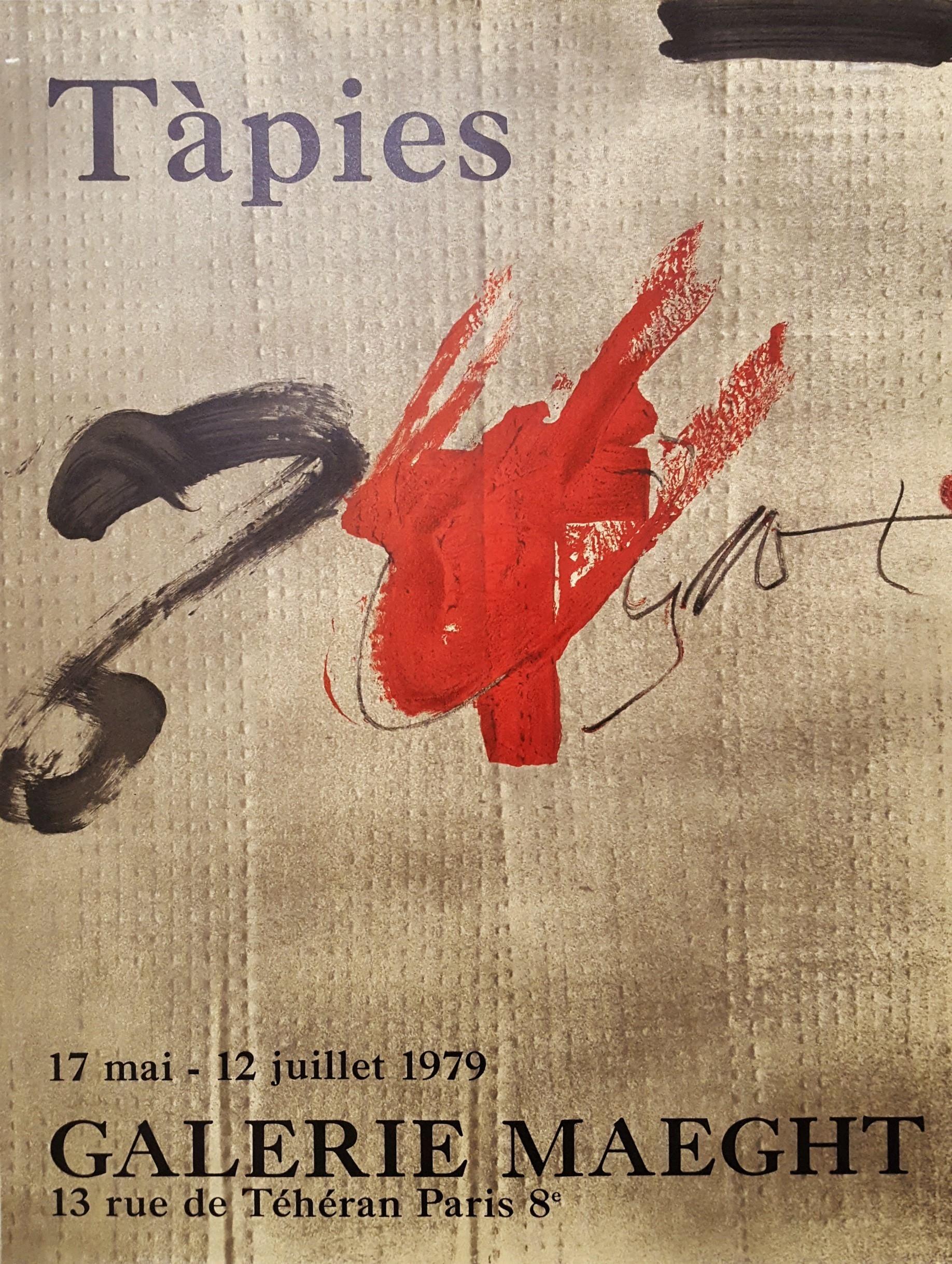 Antoni Tàpies Abstract Print - Galerie Maeght