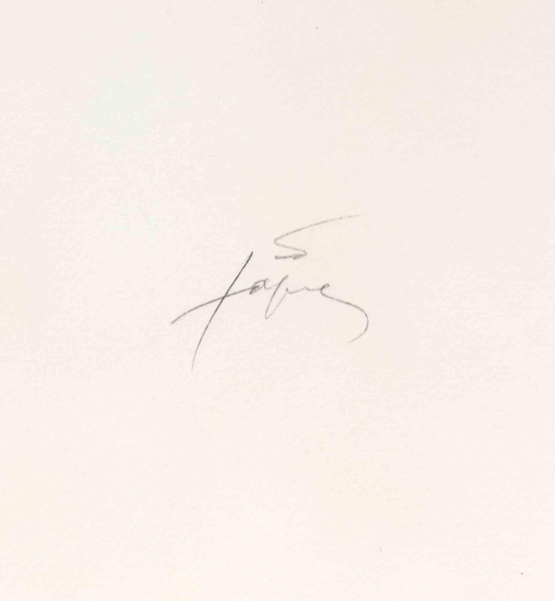 La Main Jaune - Lithograph by Antoni Tapies - 1973 - Print by Antoni Tàpies