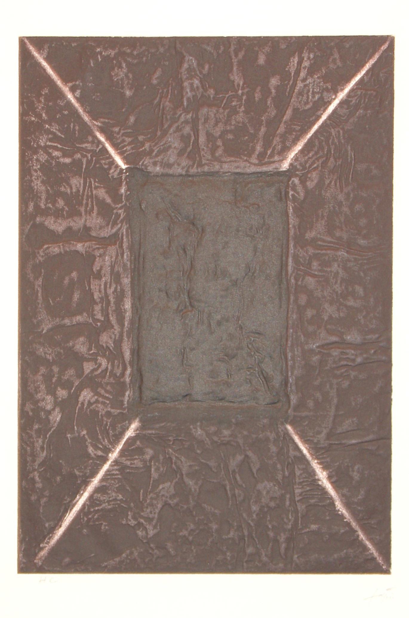 Antoni Tàpies Interior Print - LA PORTE (THE DOOR)