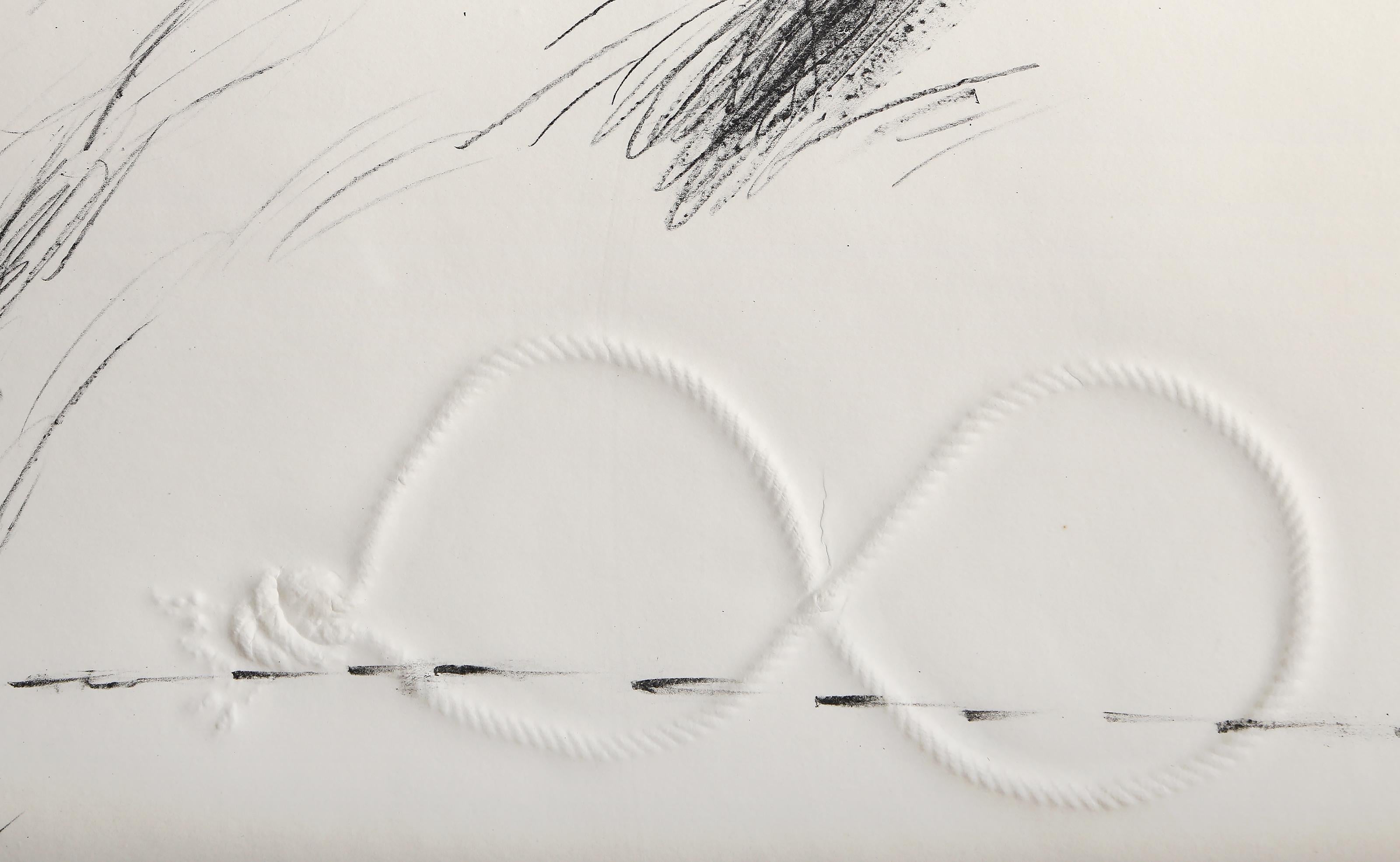 Lacet de Corde, 1965 Acquaforte di Antoni Tàpies in vendita 1