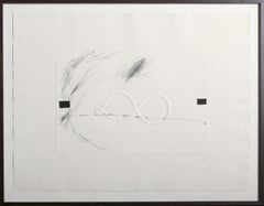 Lacet de Corde, 1965 Etching by Antoni Tàpies