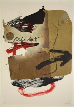 Libertat - 1980s - Antoni Tàpies - Etching - Contemporary