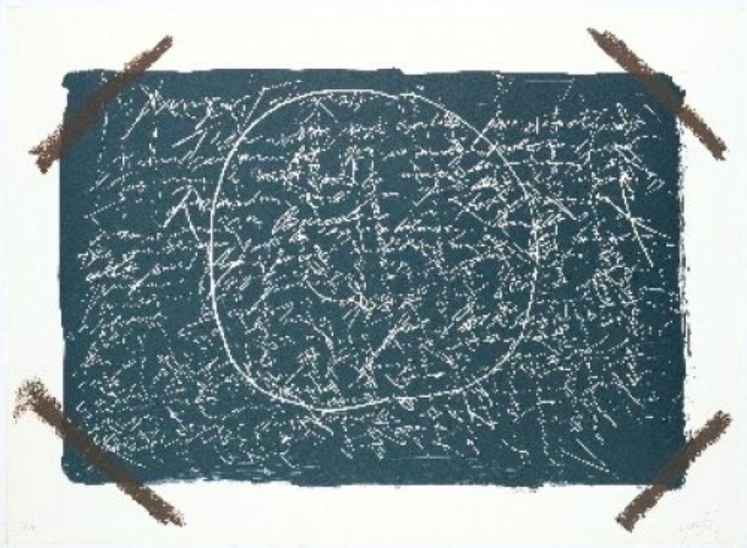 Antoni Tàpies Abstract Print - Llambrec-16