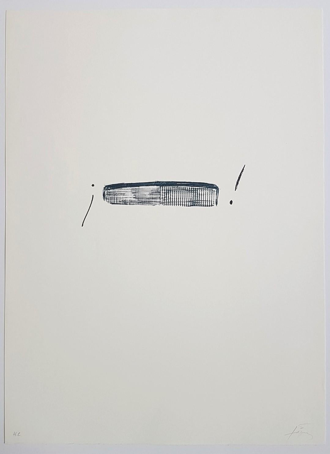 Antoni Tàpies Abstract Print - Llambrec-4