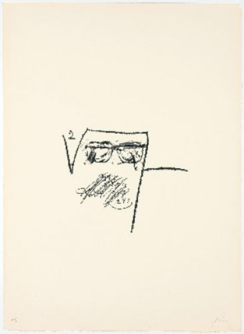 Antoni Tàpies Abstract Print - Llambrec-6