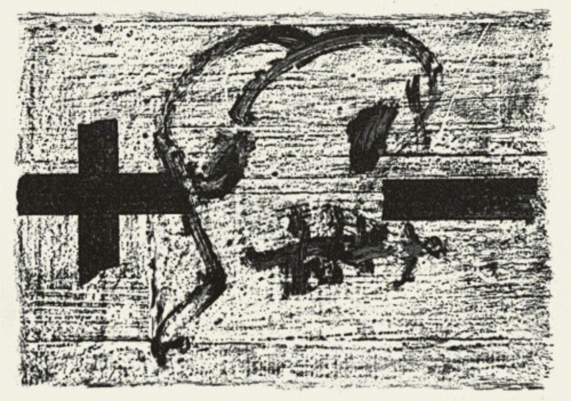 Antoni Tàpies Abstract Print - Llambrec-7