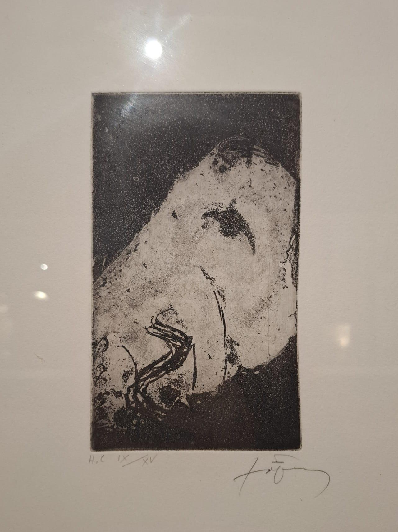 Minor XII - Print by Antoni Tàpies