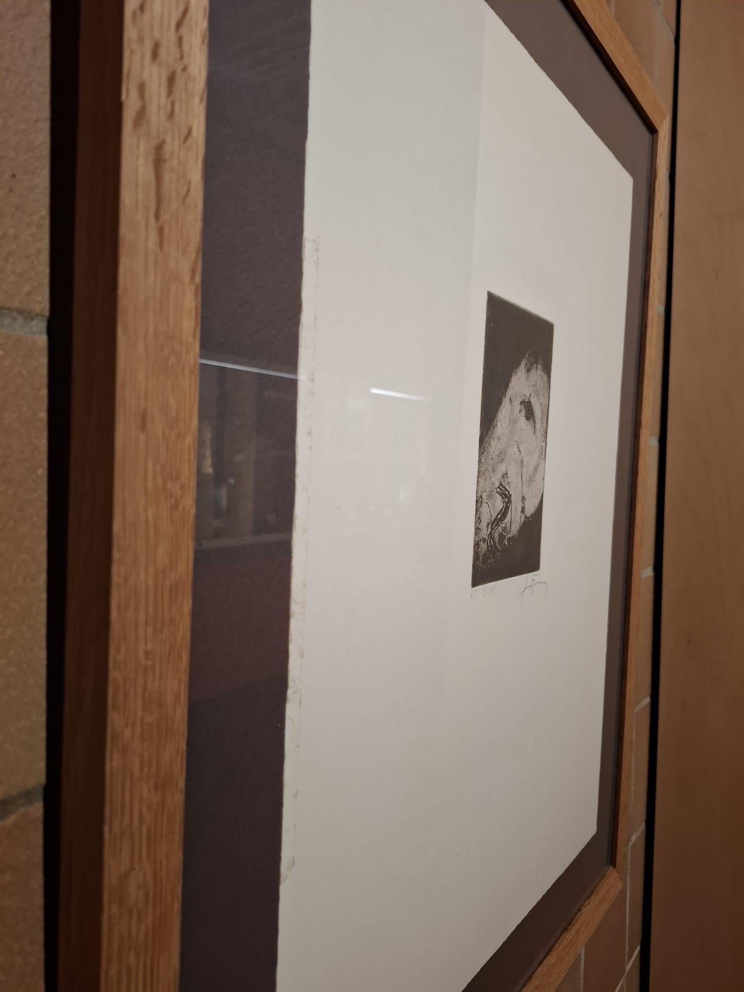 Antoni Tàpies, 1988
“Minor XII”
Engraving, H.C
Print run of 75 copies
Hand signed and numbered 
Catalogue raisonné tapies vol IV - Galfetti nº1200