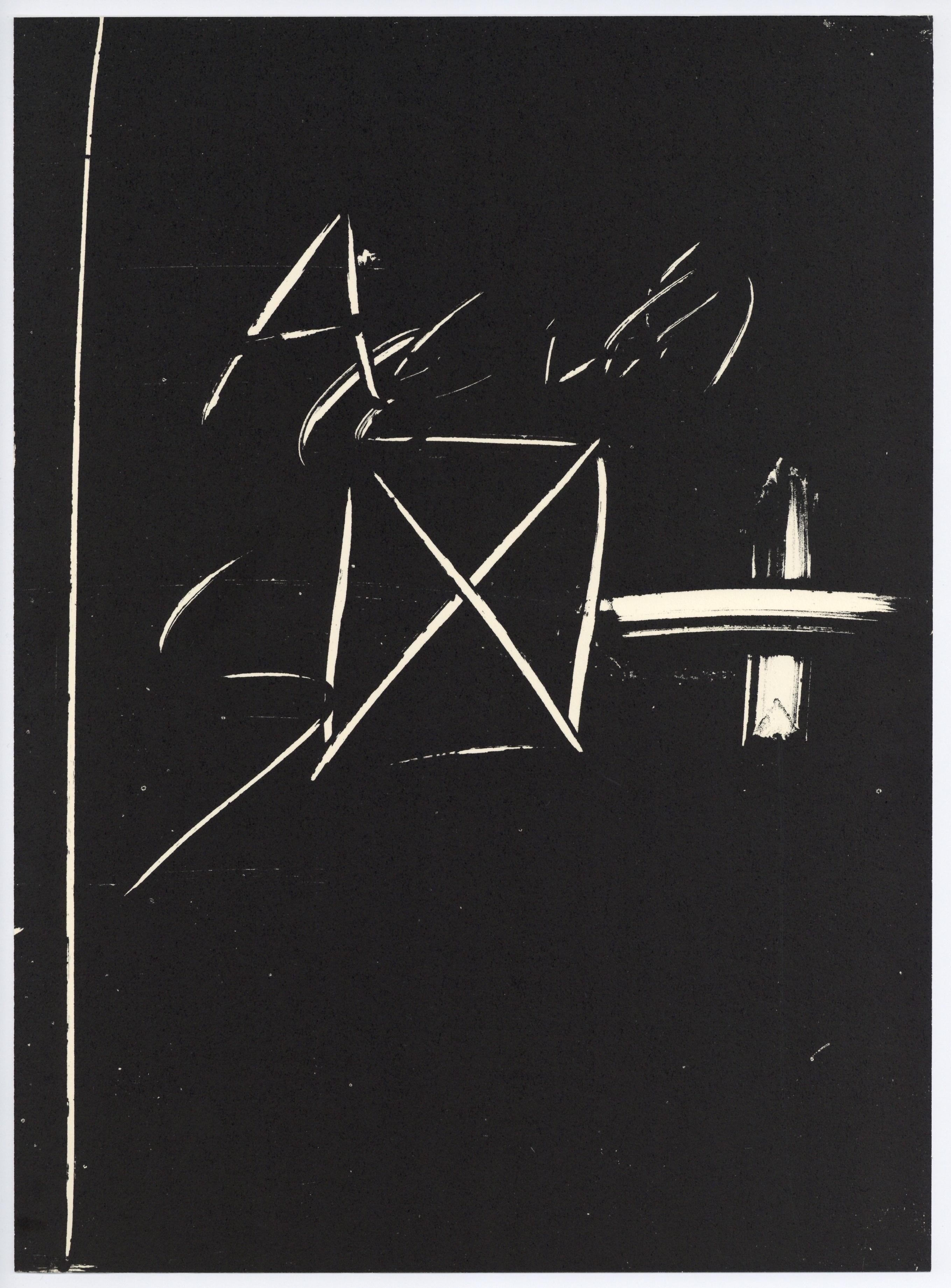 original lithograph - Print by Antoni Tàpies