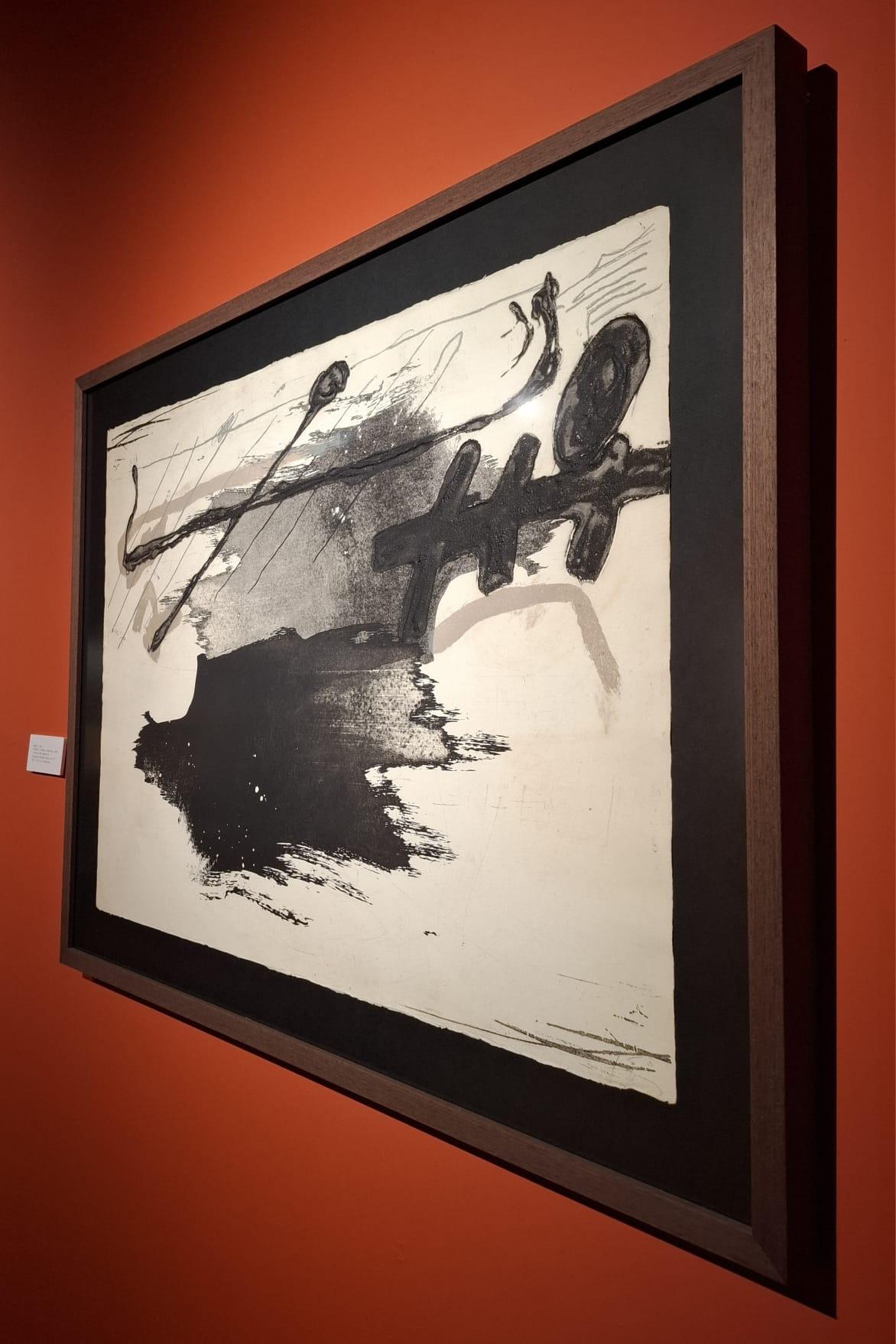 Rames - Abstract Print by Antoni Tàpies