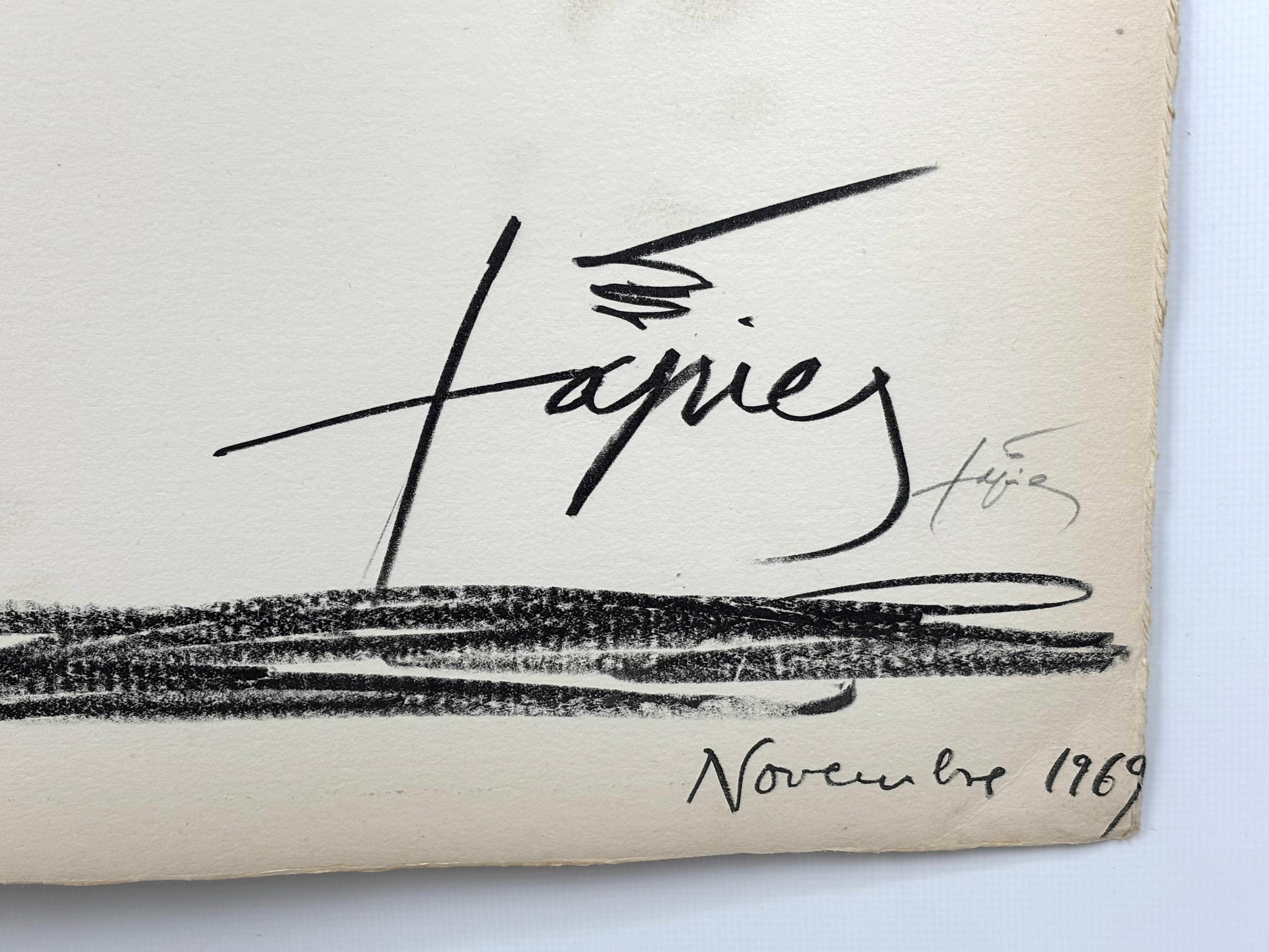 Sala Gaspar - Barcelona - Noviembre 1969 - Print de Antoni Tàpies