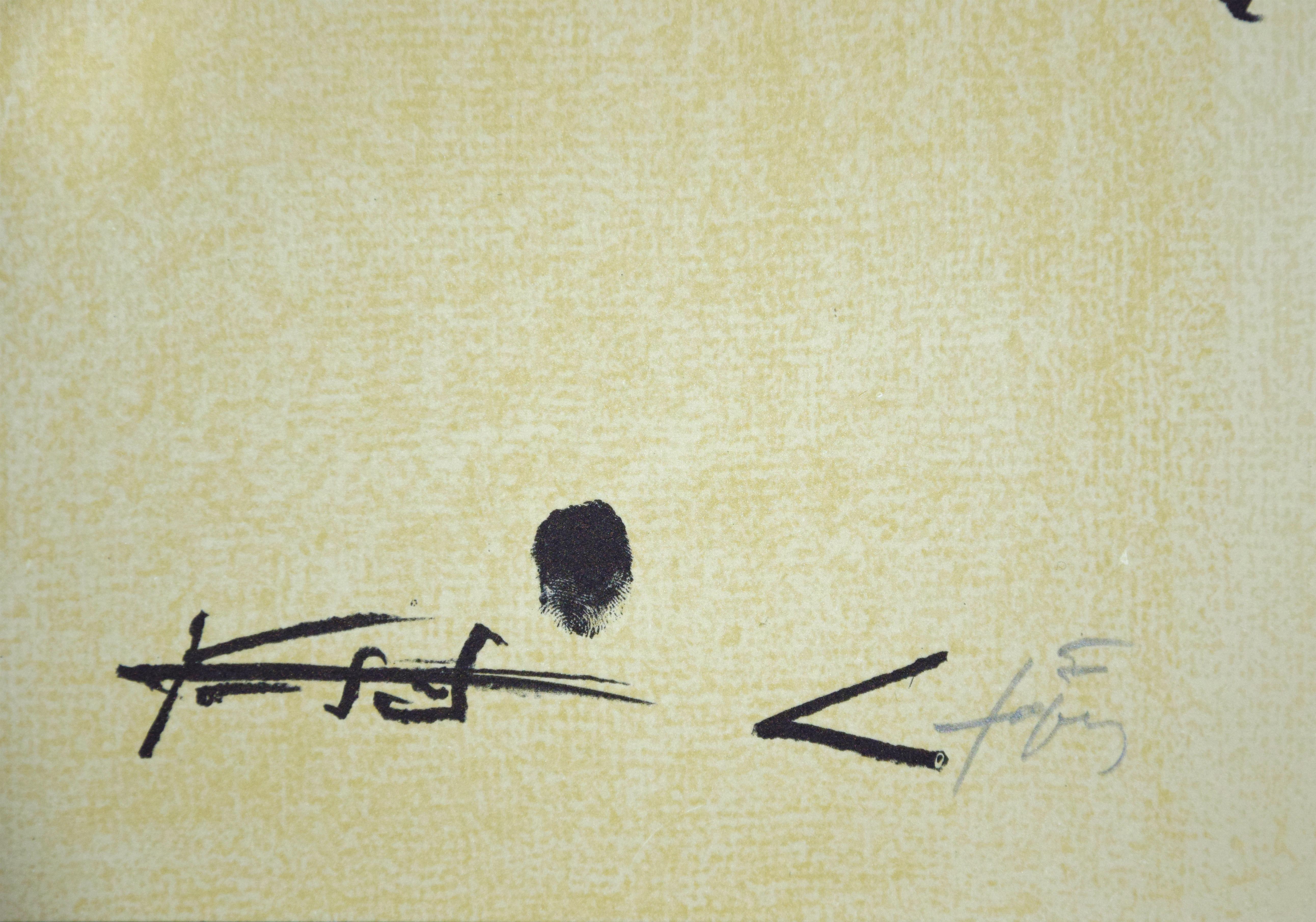 Sans Titre (Ohne Titel) - Lithographie von Antoni Tàpies im Angebot 1