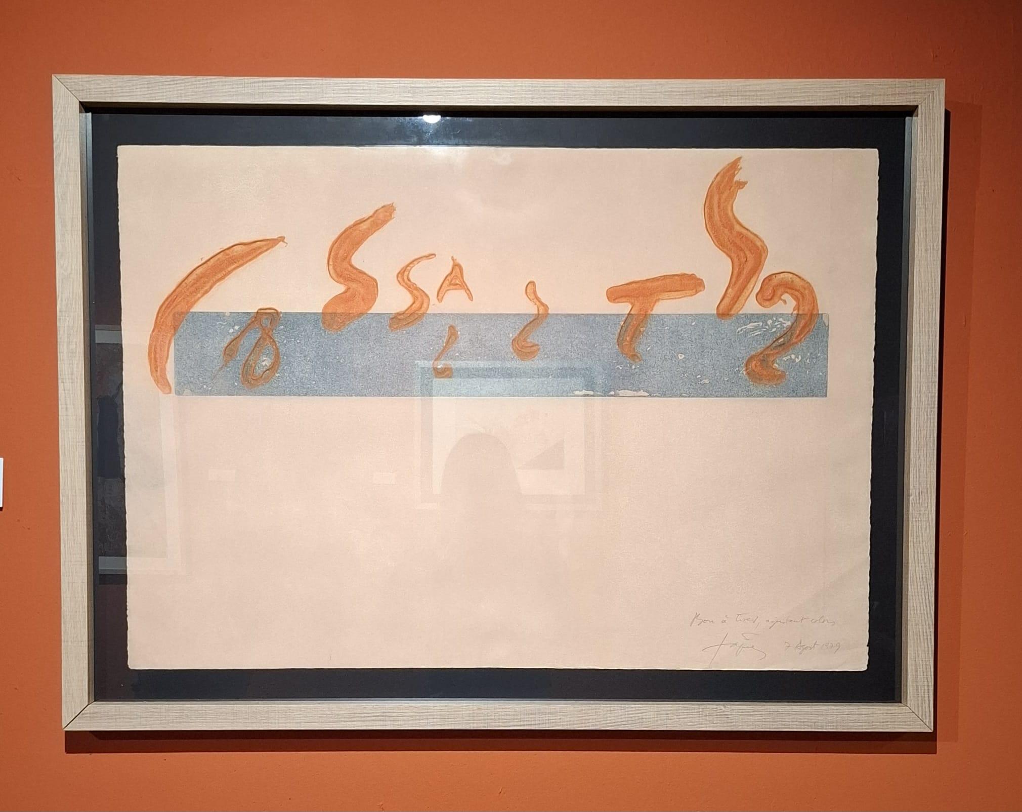 Sígnic - Print de Antoni Tàpies