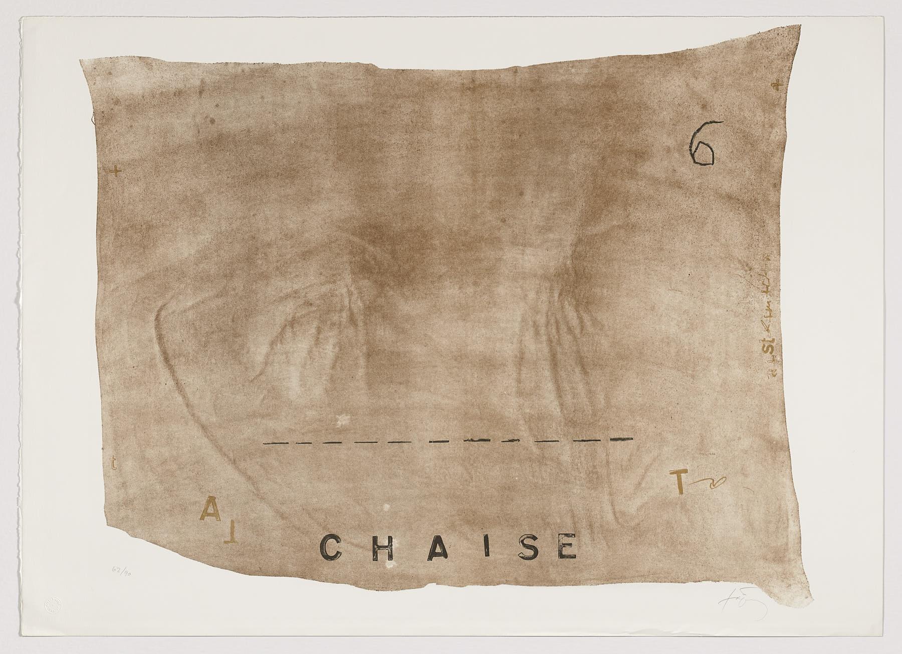 Abstract Print Antoni Tàpies - Lithographie d'artiste espagnol signée, édition limitée, numérotée n27