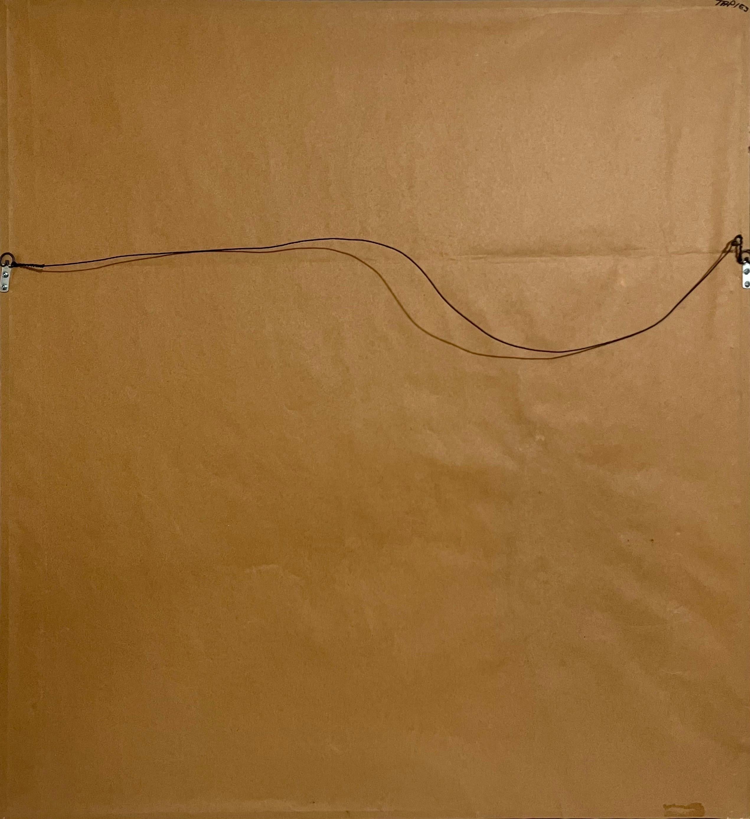 Spanish Post Modern Abstract Aquatint Color Etching Antoni Tapies For Sale 1