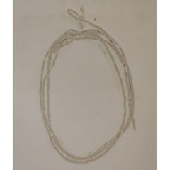 Grabado de Antoni Tàpies, "Cordill", 1972, España