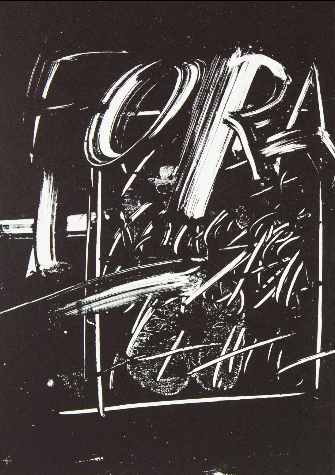 Tàpies, Composition, Derrière le miroir (after) - Print by Antoni Tàpies