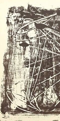Tàpies, Composition, Derrière le miroir (after)