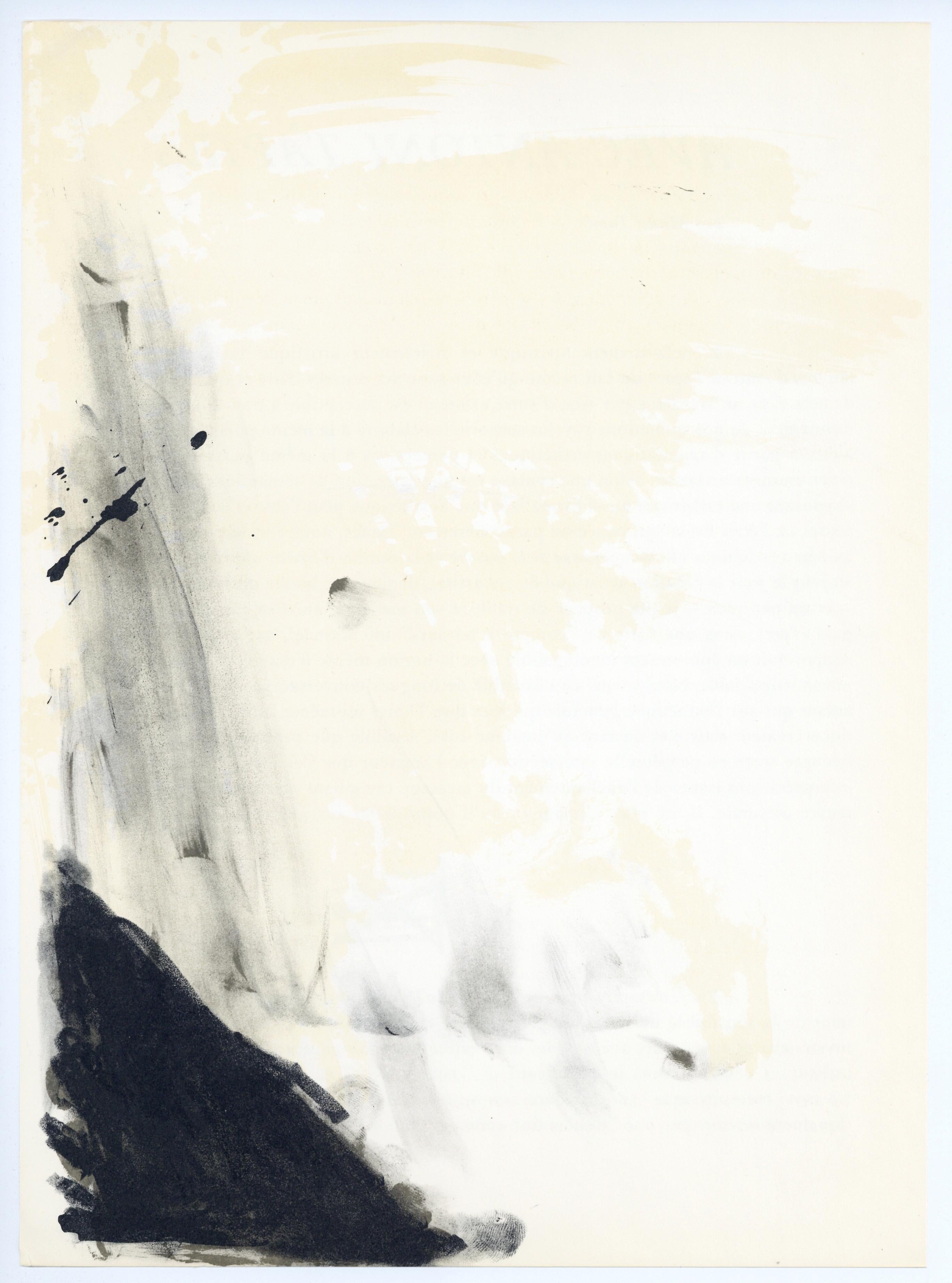 Tàpies, Composition (Galfetti 83-86), Derrière le miroir (after) - Post-War Print by Antoni Tàpies