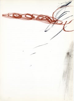 Tàpies, Komposition (Galfetti 83-86), Derrière le miroir (nach)