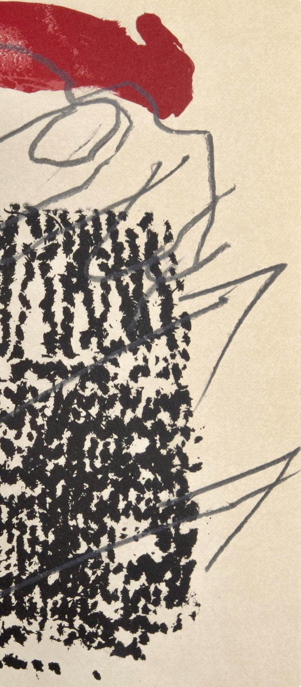 Tàpies, Composition, Ediciones Polígrafa, Redfern Gallery (after) - Beige Figurative Print by Antoni Tàpies