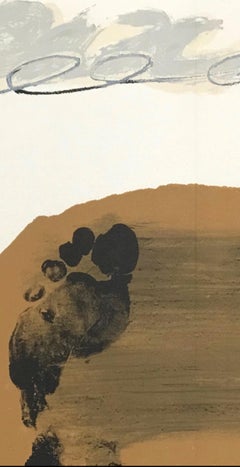 Tàpies, Komposition (Galfetti 315), Derrière le miroir (nach)
