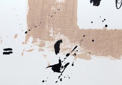 La lettre "A", lithographie expressionniste abstraite d'Antoni Tapies