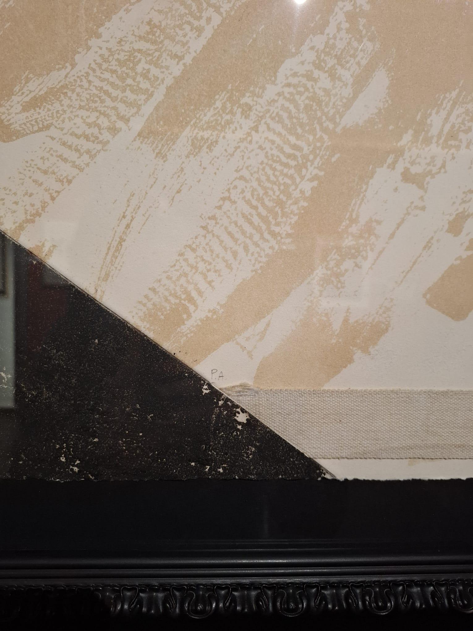 Tresse - Abstract Print by Antoni Tàpies