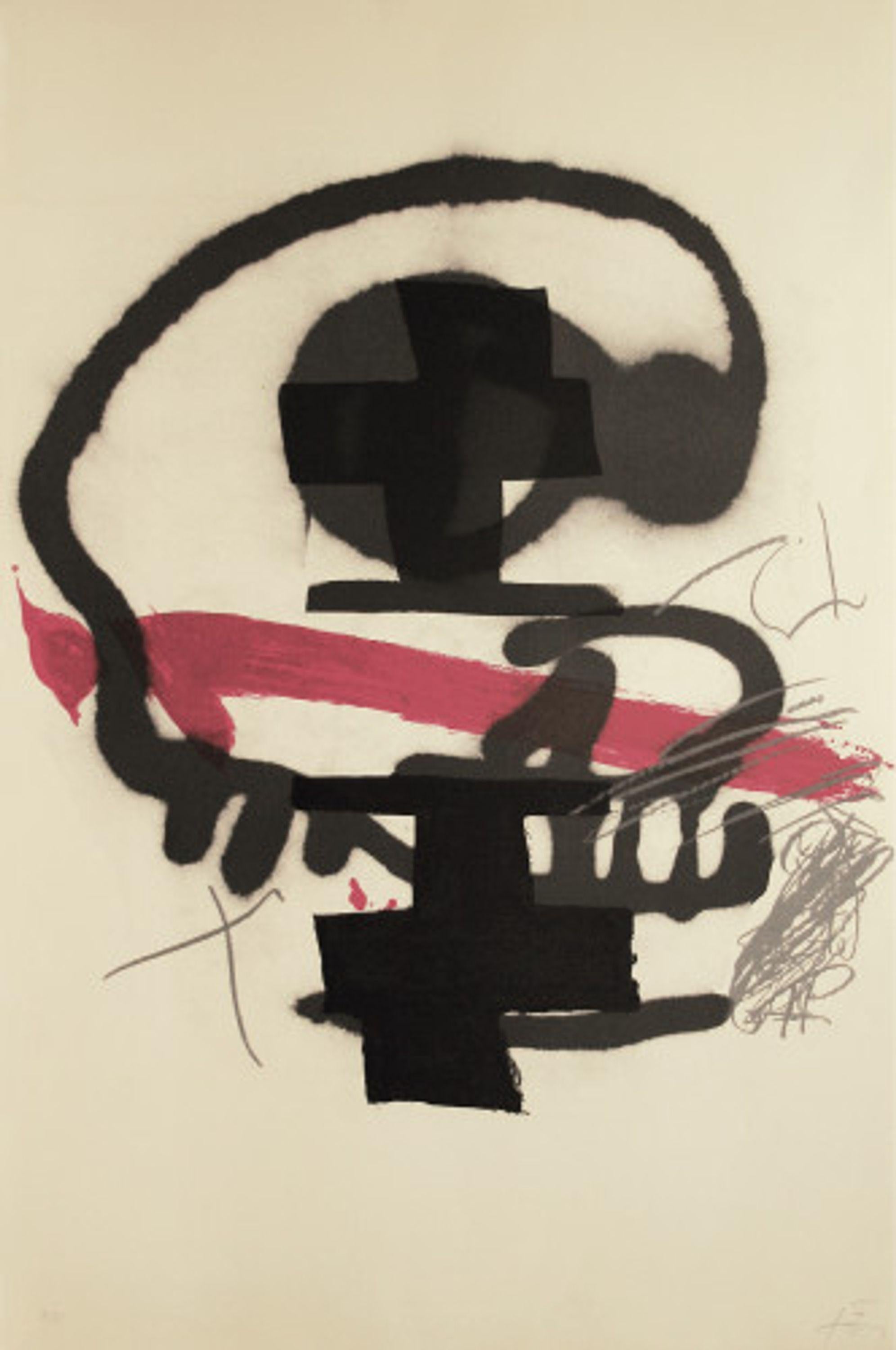 Untitled - Print by Antoni Tàpies