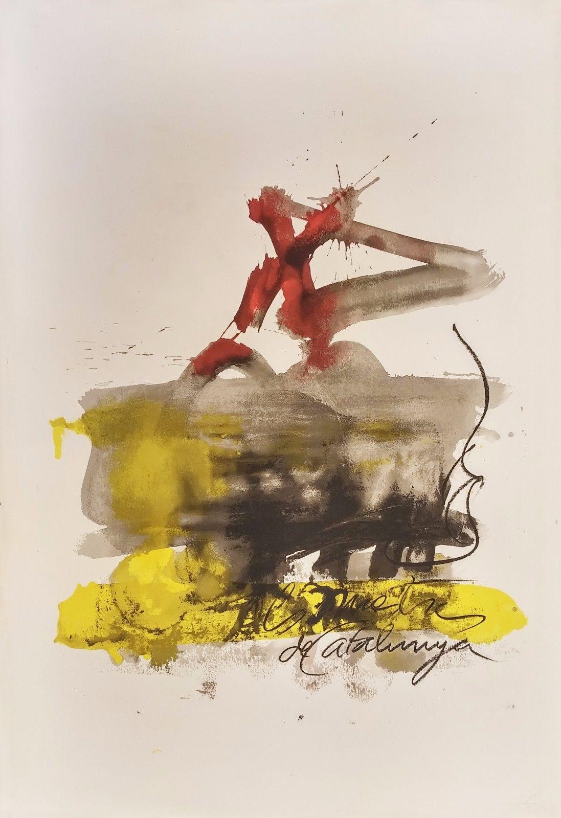 Antoni Tàpies Abstract Print - UNTITLED