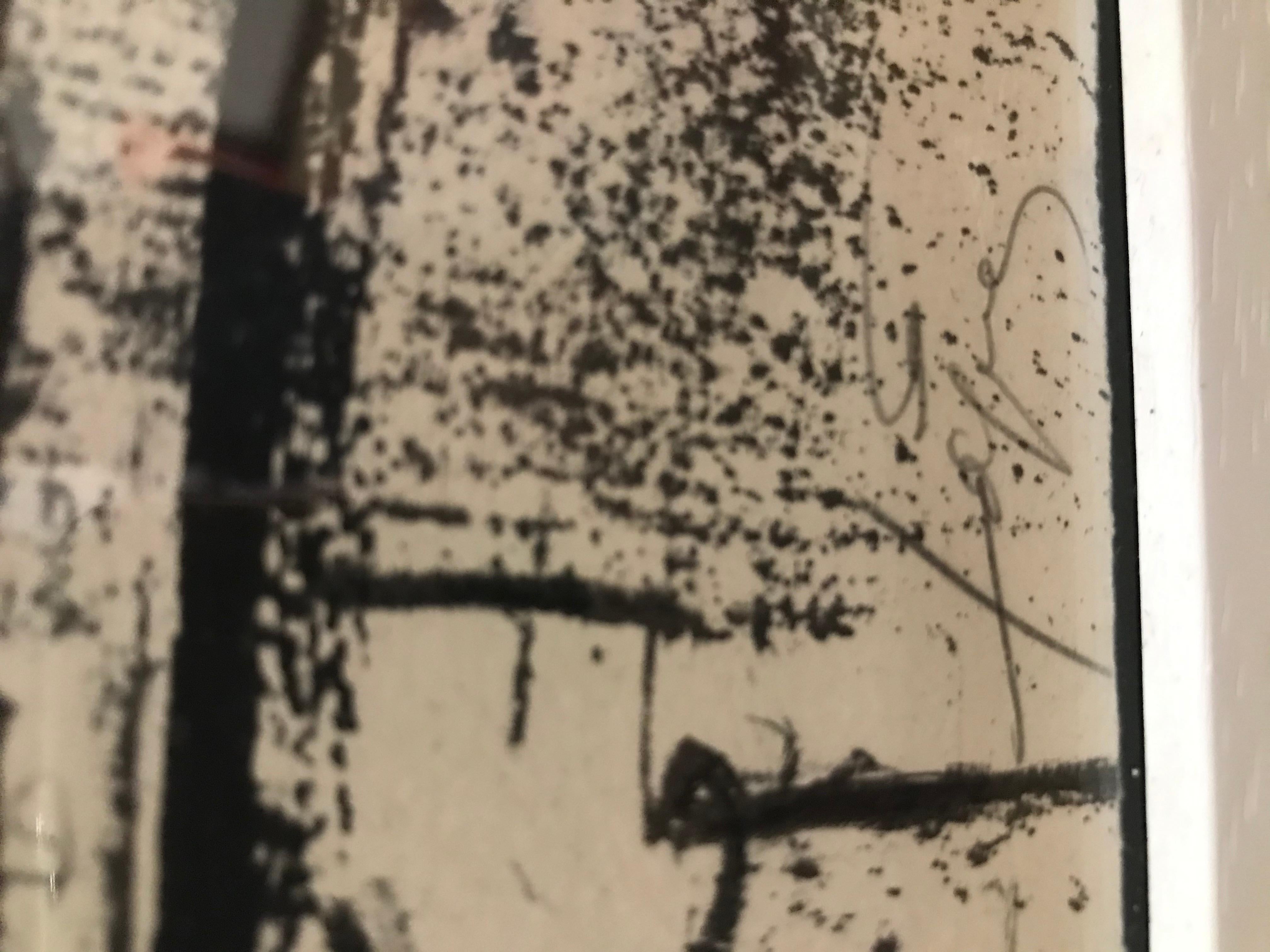 Antoni Tàpies - untitled from Berlin Suite - hand-signed lithograph 1