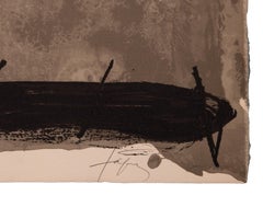 Sin título - Litografía de Antoni Tapies - 1974