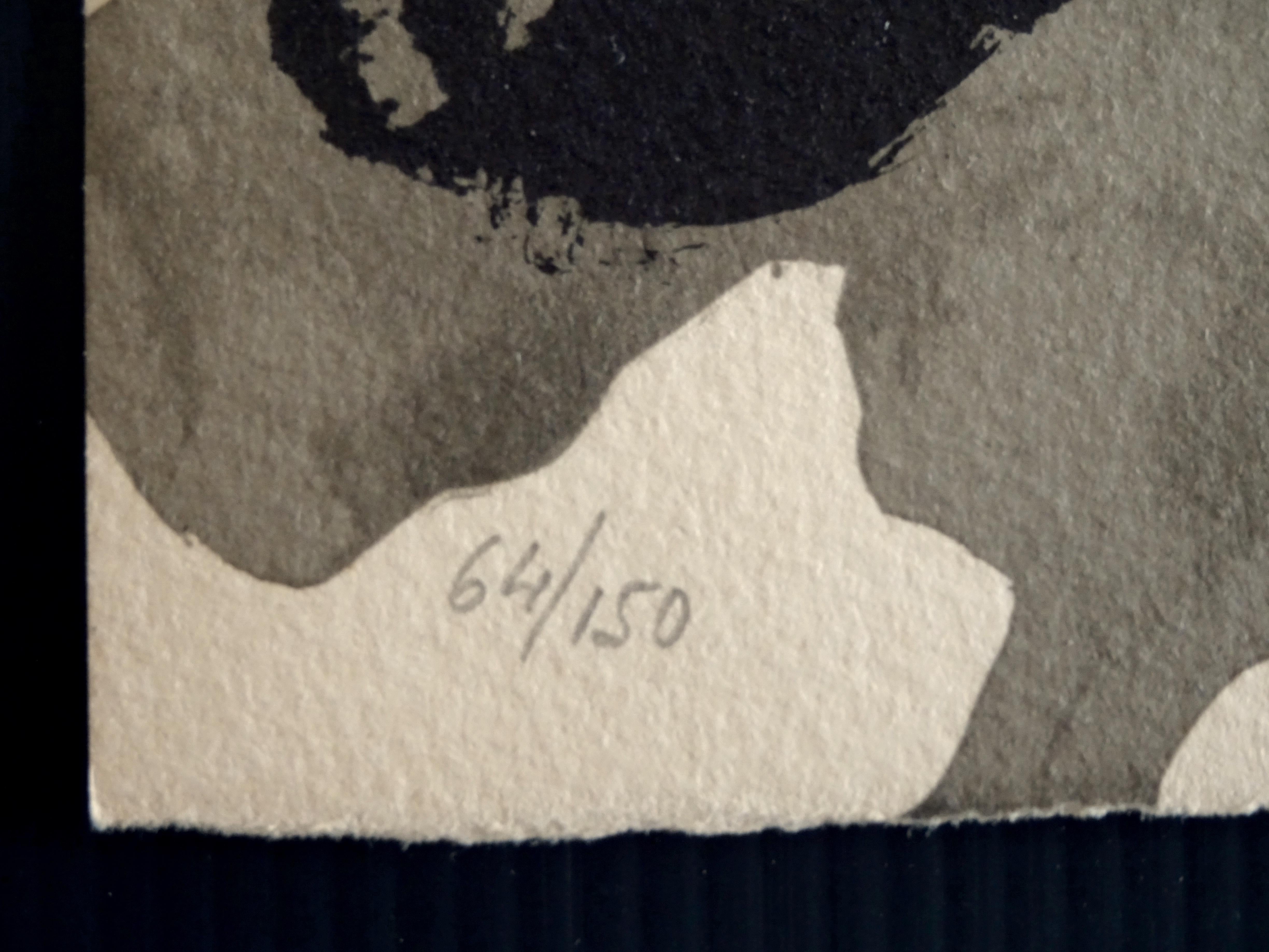Ohne Titel – Lithographie von Antoni Tapies – 1974 (Zeitgenössisch), Print, von Antoni Tàpies