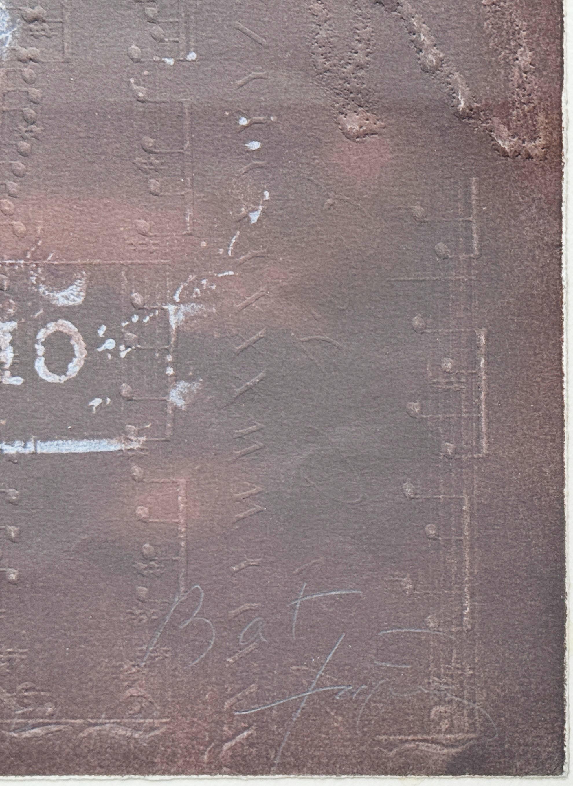 Variazioni su un tema musicale - Print Moderno di Antoni Tàpies