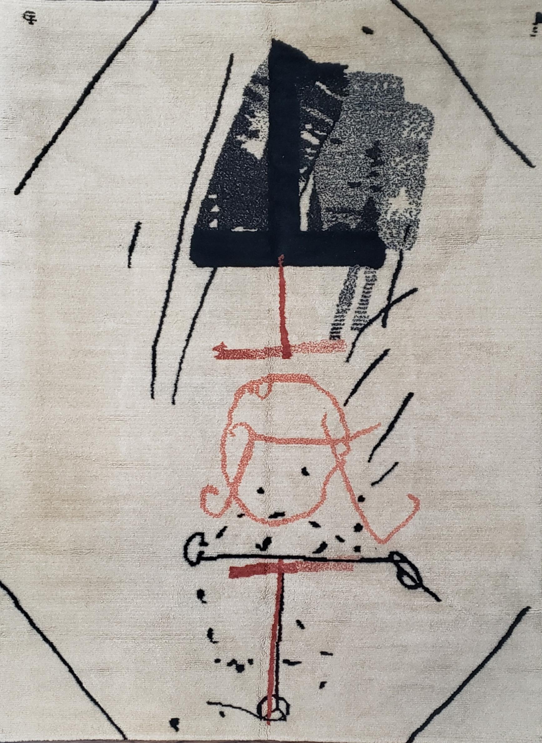 Antoni Tàpies Tapis de laine 1968 en vente 2