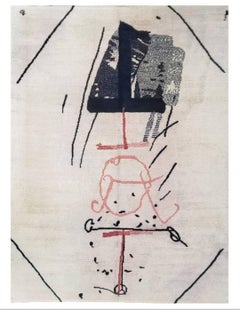 Antoni Tàpies Tappeto di lana 1968
