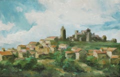 Paisaje de Pals (Gerona) - Óleo sobre tela