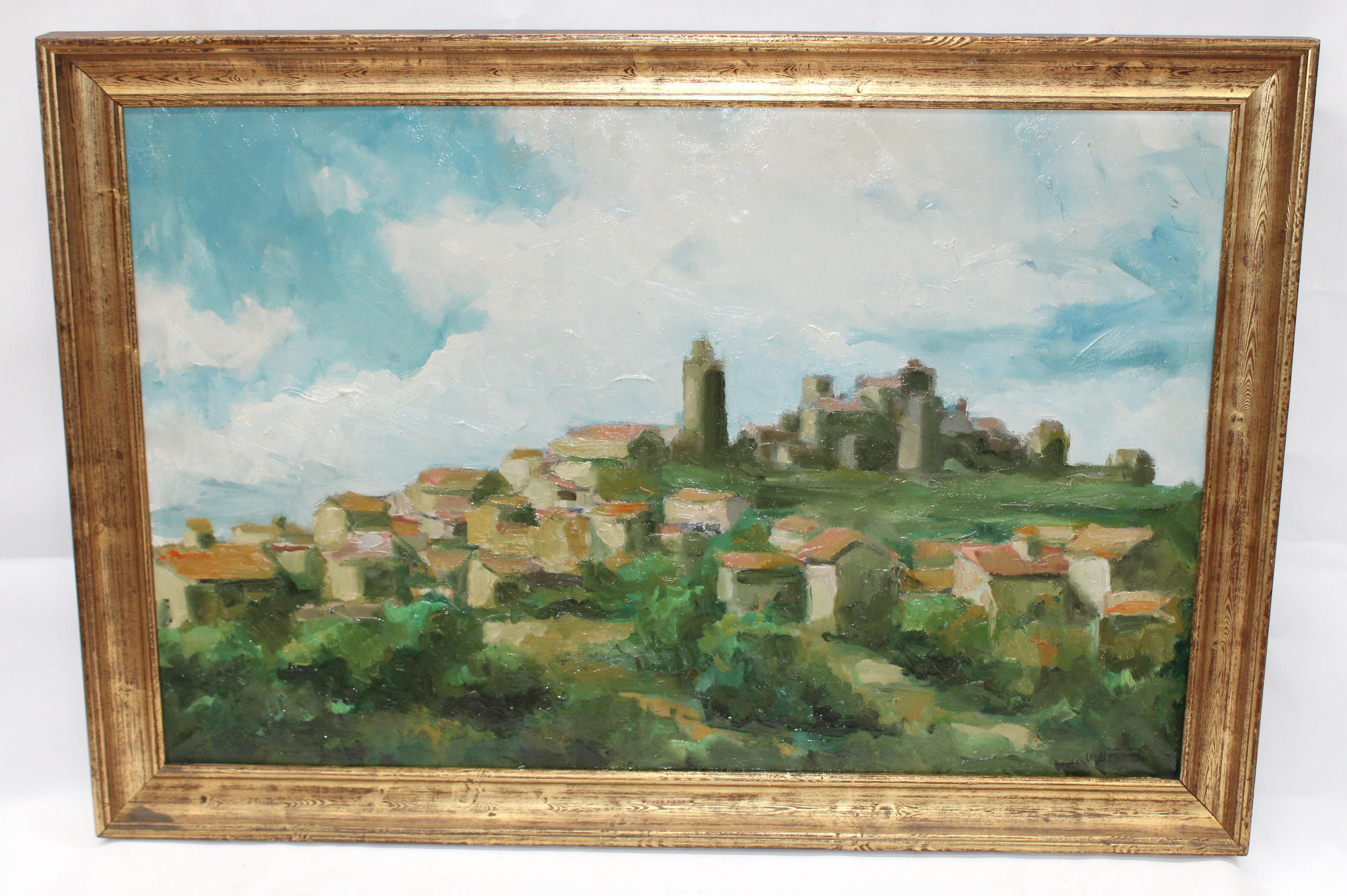 Paisaje de Pals (Gerona) - Óleo sobre tela