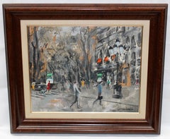 Vista urbana - Óleo sobre tela