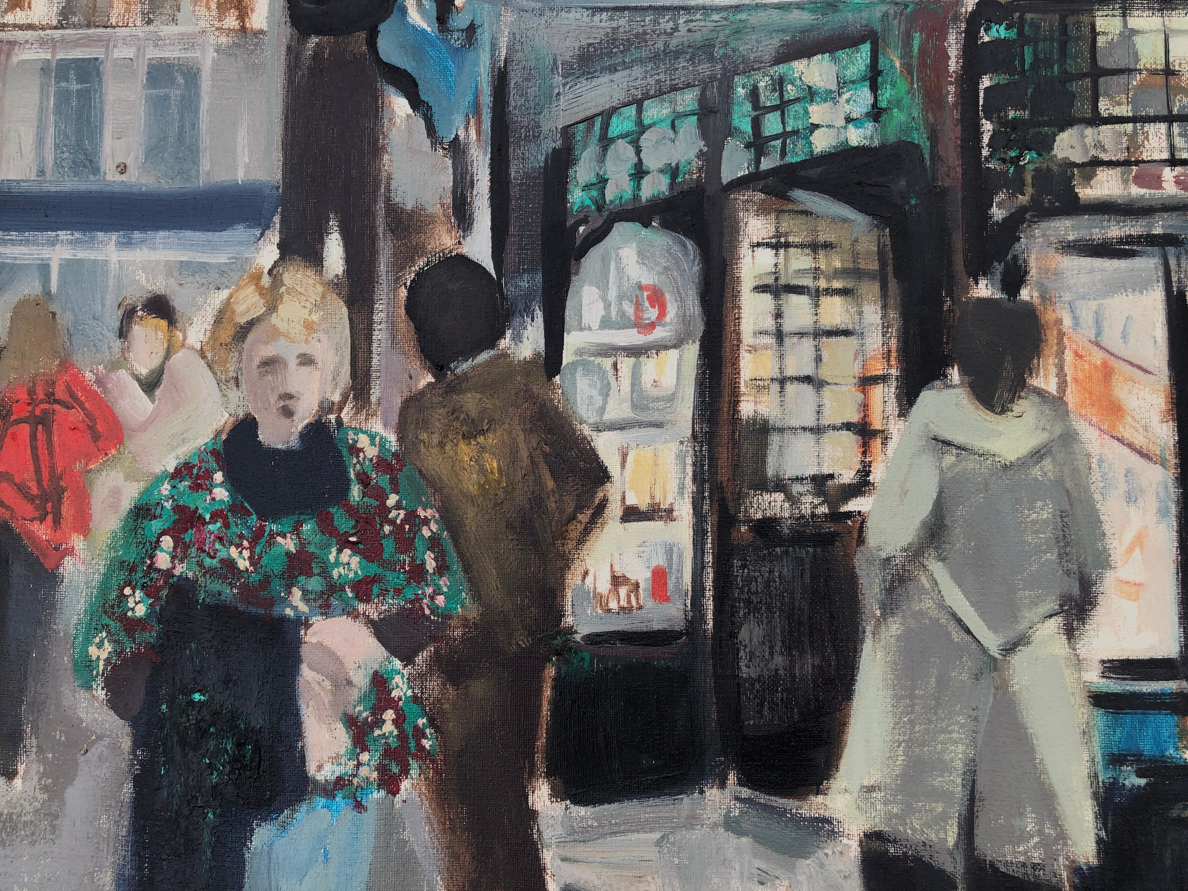 Antoni Vives Fierro (1940) - London - Oil on canvas
Oil measures 81x100 cm.
Frameless.

He was born in Barcelona in 1940. He is a versatile painter specialized in urban landscape and who uses different techniques, of which collage is his hallmark.