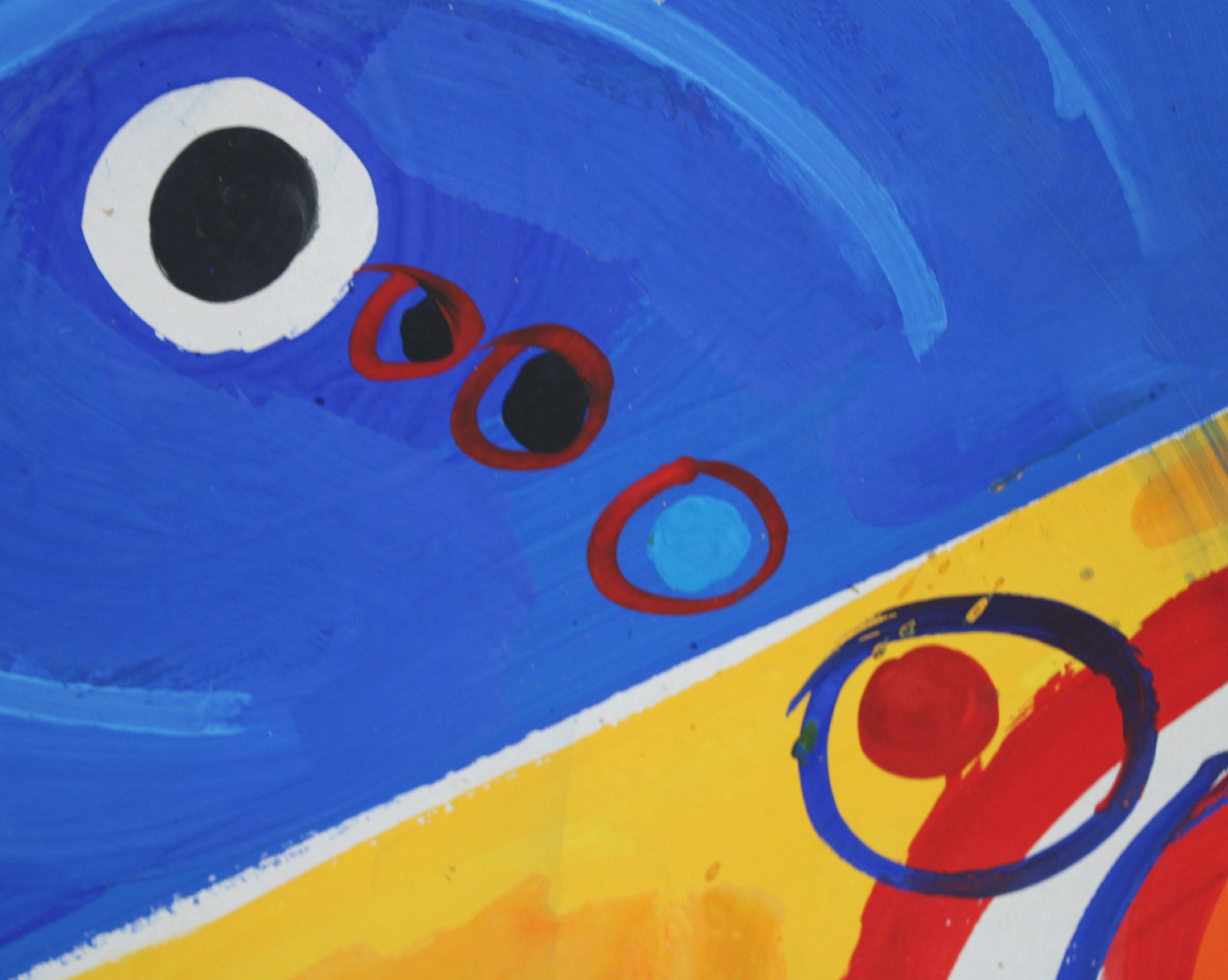 Abstracción - Técnica mixta sobre panel - Año 1992 - Abstract Painting by  Antoni Xaus Compte