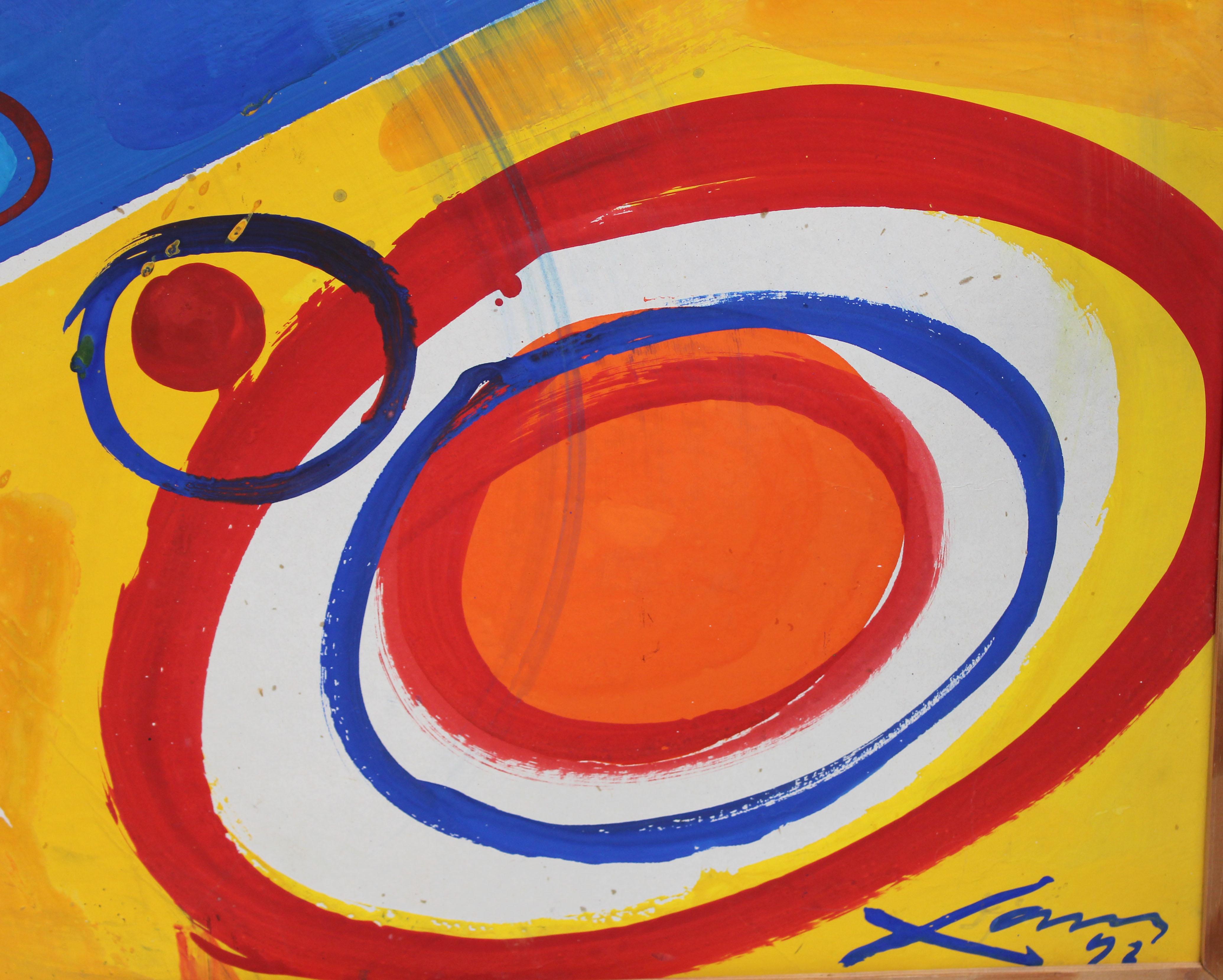 Firmado a mano por el artista en la parte inferior y fechado del año 1992

Se presenta enmarcada la obra (el marco presenta algunos signos de uso)

Estado de conservación aceptable el de la obra

Medidas de la obra: 52 x 75 cm.

Medidas del marco: