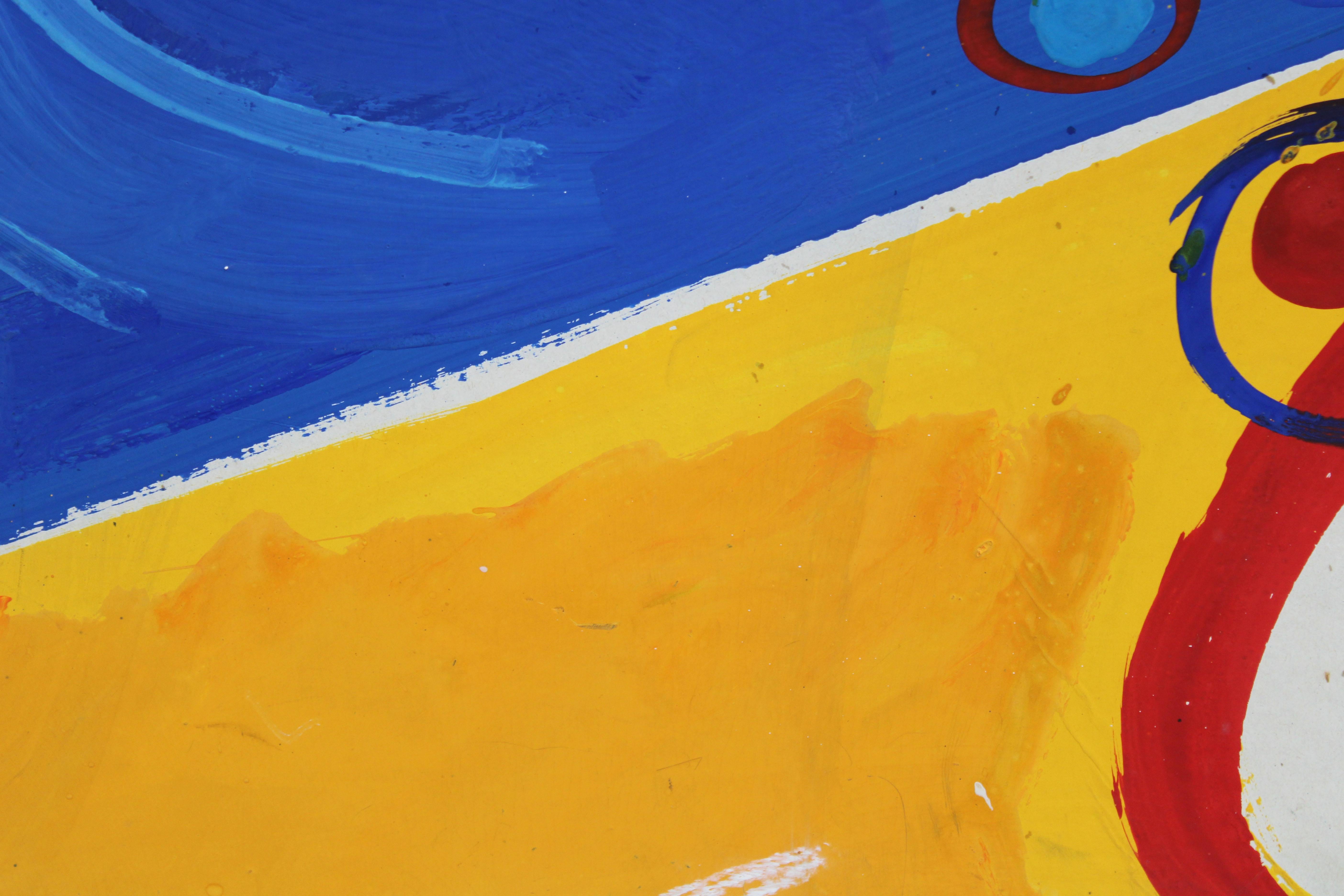 Abstracción - Técnica mixta sobre panel - Año 1992 For Sale 1