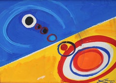 Abstracción - Técnica mixta sobre panel - Año 1992