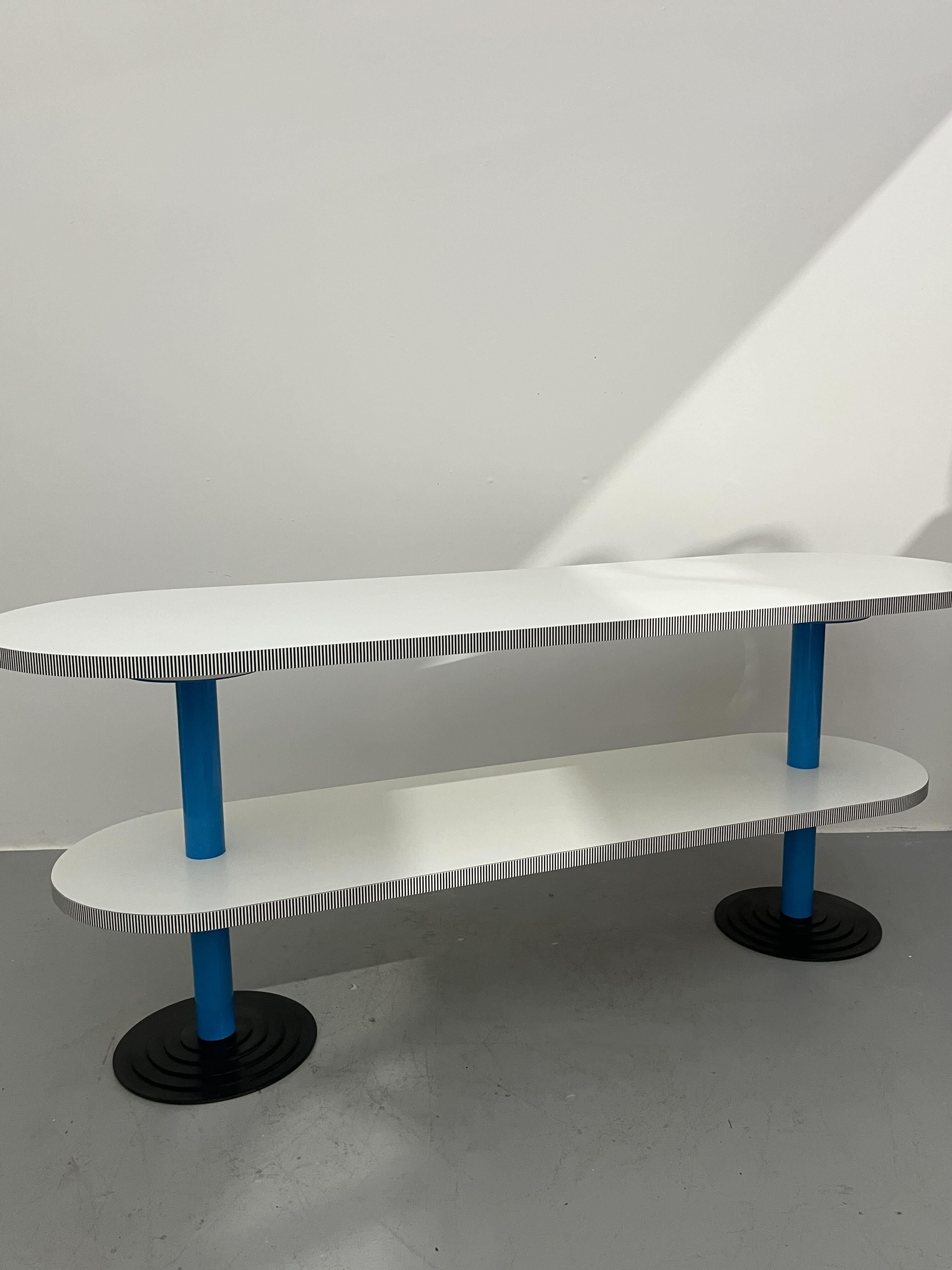 Antonia Astori Large Kroma Console Table For Driade c.1980s en vente 4