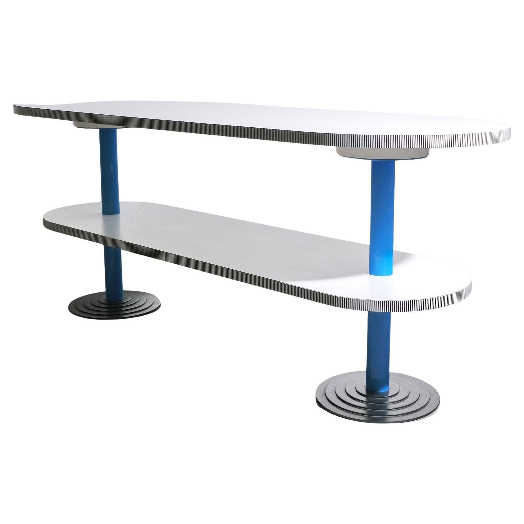 Antonia Astori Large Kroma Console Table For Driade c.1980s en vente