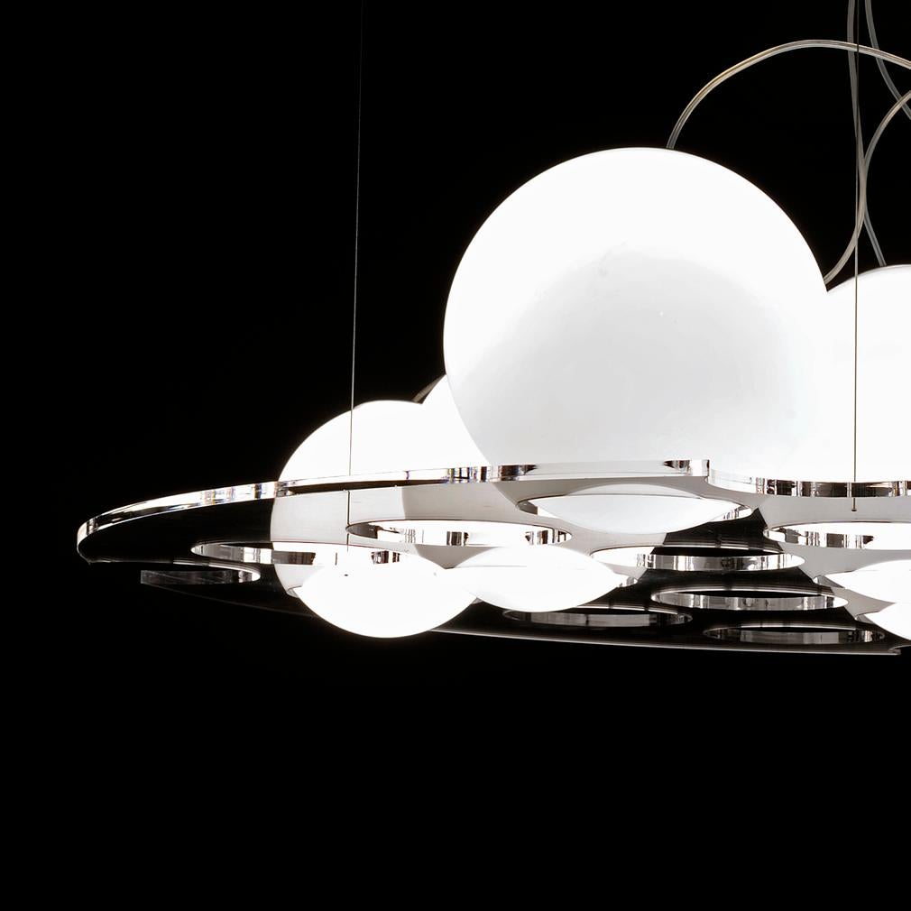 Mid-Century Modern Antonia Astori & Nicola De Ponti Suspension Lamp 'Plateau' by Oluce