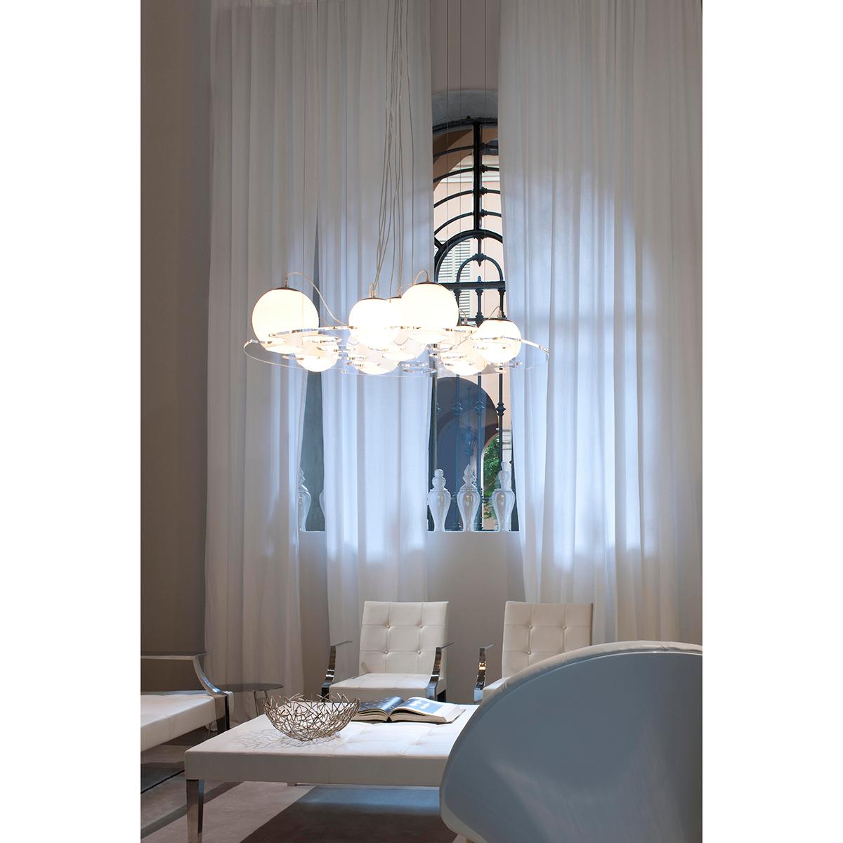 Italian Antonia Astori & Nicola De Ponti Suspension Lamp 'Plateau' by Oluce For Sale